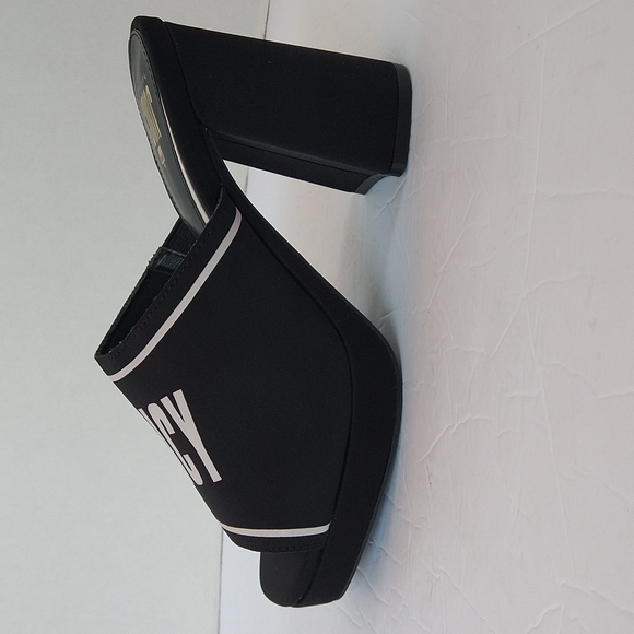 Juicy couture black slip on heel platforms sandals - Picture 11 of 11